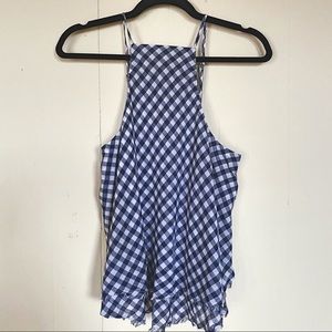 American Eagle Plaid Tank-Top